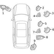 Volvo Speaker - Genuine Volvo 32265662