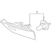 Volvo Back Up Light Assembly - Genuine Volvo 32293873