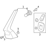 Volvo Tail Light Seal - Genuine Volvo 32293886