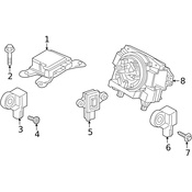 Volvo Air Bag Control Module - Genuine Volvo 32315746