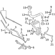 Volvo Washer Fluid Reservoir - Genuine Volvo 32328197