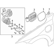 Volvo Hybrid Charging Port Assembly - Genuine Volvo 32340095