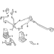 Volvo Power Steering Pressure Hose - Genuine Volvo 32400231