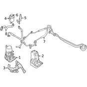 Volvo Power Steering Pressure Hose - Genuine Volvo 32400316
