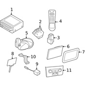 Volvo DVD Player - Genuine Volvo 36001756
