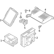 Volvo Radio Control Unit - Genuine Volvo 36013021