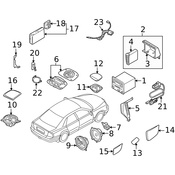 Volvo Radio Control Unit - Genuine Volvo 36050295