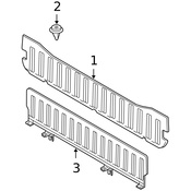 Volvo Tailgate Trim Cover - Genuine Volvo 39800308