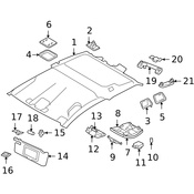 Volvo Dome Light Bracket - Genuine Volvo 39801471