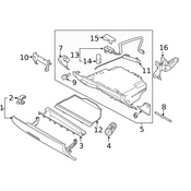 Volvo Glove Box Door - Genuine Volvo 39809235