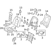 Volvo Seat Trim Panel - Genuine Volvo 39810501