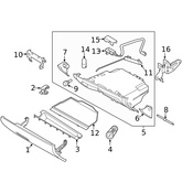 Volvo Glove Box Door - Genuine Volvo 39826272