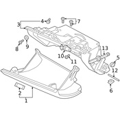 Volvo Glove Box Door - Genuine Volvo 39829436