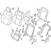 Volvo Seat Hinge Cover - Genuine Volvo 39832070