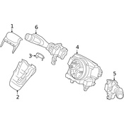 Volvo Steering Column Cover - Genuine Volvo 39842100