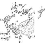 Volvo Interior Door Handle Screw Cap - Genuine Volvo 39998271