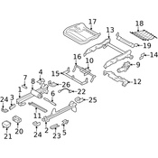 Volvo Seat Track Position Sensor - Genuine Volvo 8613459