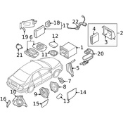 Volvo Speaker - Genuine Volvo 8633993
