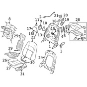Volvo Seat Wire - Genuine Volvo 8639010