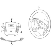 Volvo Steering Wheel Wiring Harness - Genuine Volvo 8645540
