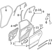 Volvo Door Reinforcement Bar - Genuine Volvo 8652376