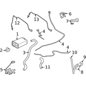 Volvo Vapor Canister Purge Solenoid Bracket - Genuine Volvo 8653414