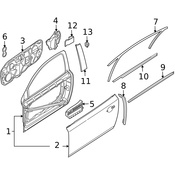 Volvo Door Applique - Genuine Volvo 8679938