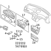 Volvo Defroster Switch - Genuine Volvo 9168279