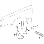 Volvo Rocker Panel Molding - Genuine Volvo 9178499
