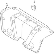 Volvo Deck Lid Trim Clip - Genuine Volvo 9182895