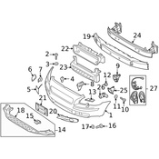 Volvo Fog Light Trim - Genuine Volvo 9466545