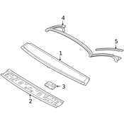 Volvo Convertible Top Seal Clip - Genuine Volvo 9466695