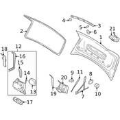 Volvo Deck Lid Stop Buffer - Genuine Volvo 9483296