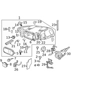 Volvo Headlight Mounting Screw - Genuine Volvo 986052
