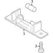 Volvo License Lamp Assembly Screw - Genuine Volvo 986108
