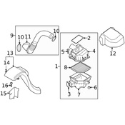 Volvo Engine Air Duct Clamp - Genuine Volvo 988033