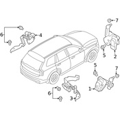 Volvo Headlight Level Sensor Bolt - Genuine Volvo 988910