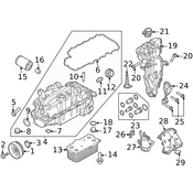 Porsche Engine Oil Filter Adapter Stud - Genuine Porsche 0PB115406
