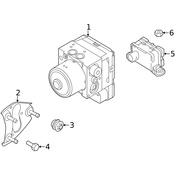Porsche ABS Hydraulic Unit - Genuine Porsche 95835595510