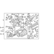 Porsche Throttle Valve Adapter - Genuine Porsche 95860511500