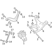 Porsche Suspension Knuckle - Genuine Porsche 95B505431BY