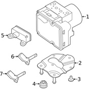 Porsche ABS Control Module - Genuine Porsche 95B614512T