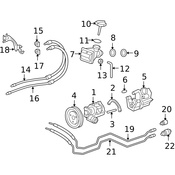 Porsche Ear Crimp Hose Clamp - Genuine Porsche 99951252700