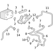 Porsche Multi-Purpose O-Ring - Genuine Porsche 99970738640