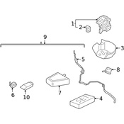 Porsche Suspension Air Compressor - Genuine Porsche PAB616007