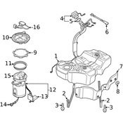 VW Fuel Injection Pressure Regulator - Genuine VW Audi 057130764AB