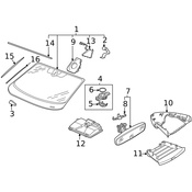 Audi VW Windshield Molding Seal - Genuine Audi VW 11A854541
