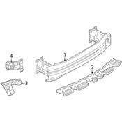 Volkswagen Bumper Guide Bracket - Genuine VW 2GJ807393