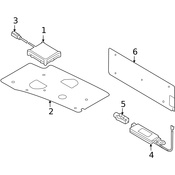Audi Radio Antenna Mast - Genuine Audi 420035503B
