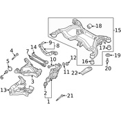 Audi Suspension Control Arm Cover - Genuine Audi 4F0505415L